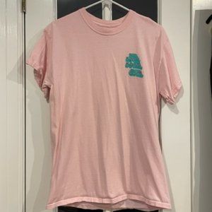 Anti Social Social Club pink logo tshirt, size M